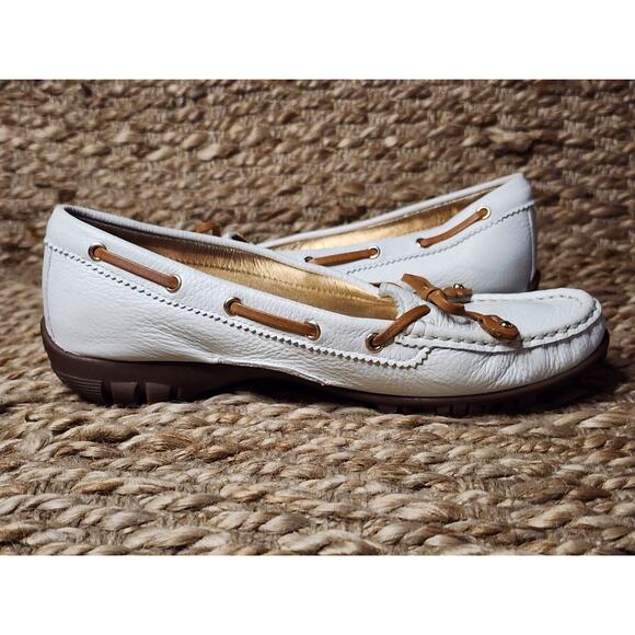MARC JOSEPH NEW YORK Cypress Hill Womens 6.5 Leather White Golf Shoes MSRP $165 - Picture 8 of 13